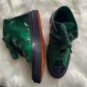 Converse x JW Anderson ‘Toy’ green/black chucks